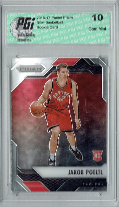 Jakob Poeltl 2016 Panini Prizm #216 SP Rookie Card PGI 10