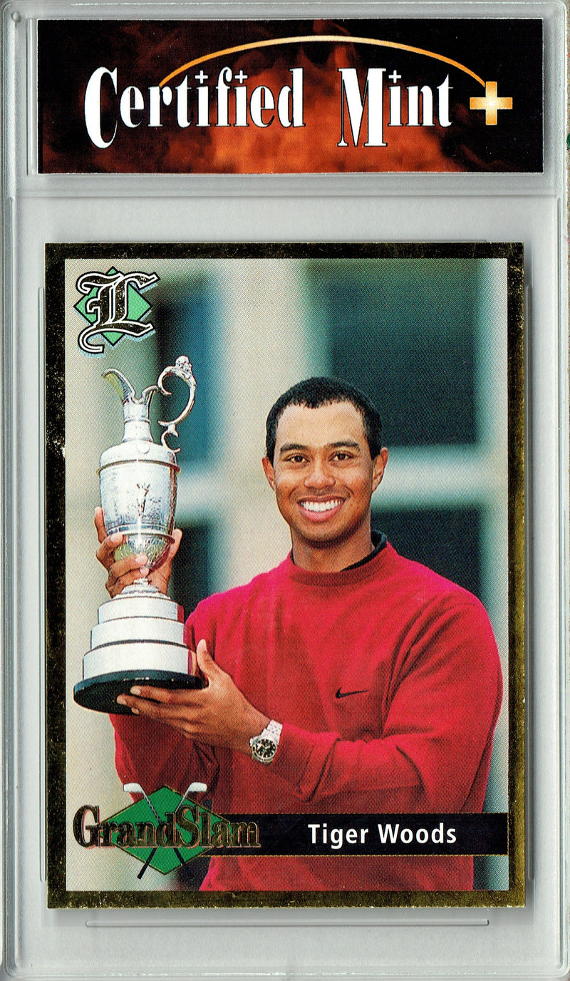 Certified Mint+ Tiger Woods 2001 Legends Magazine #1 Trophy Rookie Card America