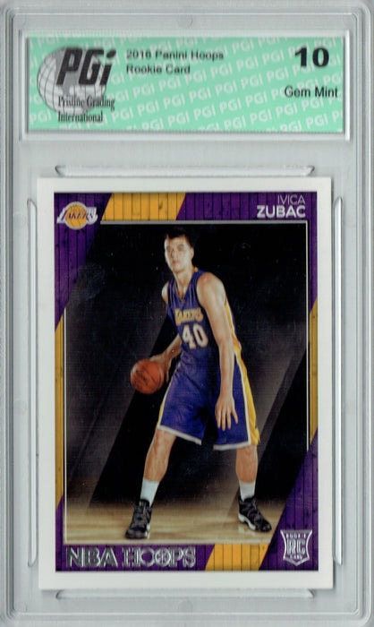 Ivica Zubac 2016 Hoops #288 Rookie Card PGI 10