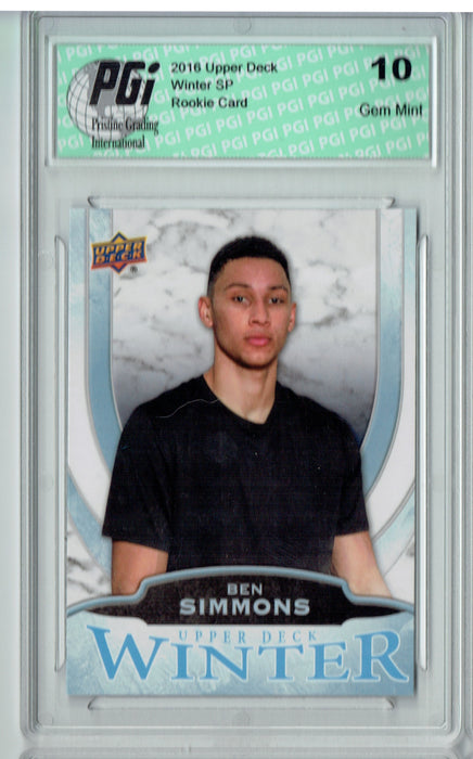 Ben Simmons 2016 Upper Deck #W3 Winter SP Rookie Card PGI 10