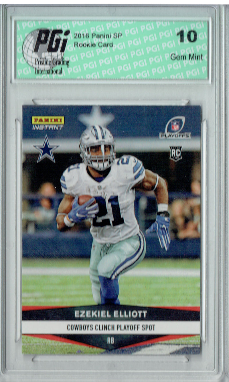 Ezekiel Elliott 2016 Panini Instant #281 1 of 479 Made Rookie Card PGI 10