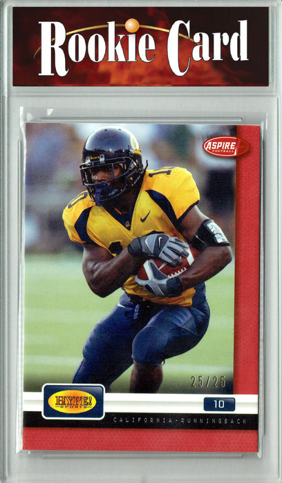 Certified Mint+ Marshawn Lynch 2007 Sage Aspire #H-6 Gold #25/25 Rookie Card Cal Football
