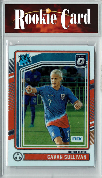 Certified Mint+ Cavan Sullivan 2024 Optic #184C Rookie Card USMNT