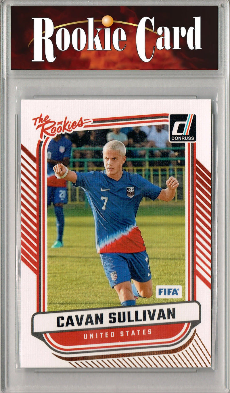 Certified Mint+ Cavan Sullivan 2024 Donruss #7 The Rookies SP Rookie Card USMNT