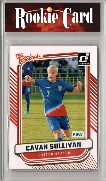 Certified Mint+ Cavan Sullivan 2024 Donruss #7 The Rookies SP Rookie Card USMNT