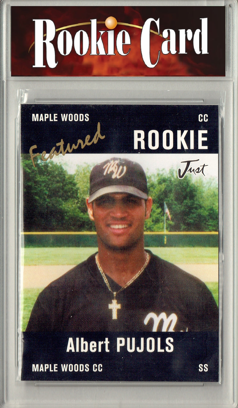 Certified Mint+ Albert Pujols 2004 Just Minors #AP2 Featured Rookie Rare Trading Card St. Louis Cardinals