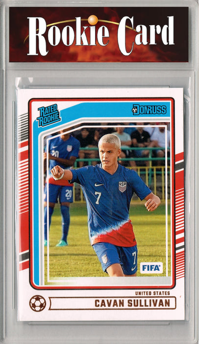 Certified Mint+ Cavan Sullivan 2024 Donruss #184 USA Rookie Card USMNT