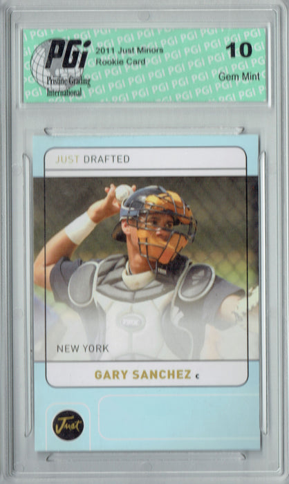 Gary Sanchez 2011 Just Drafted #JD10 Rookie Card PGI 10