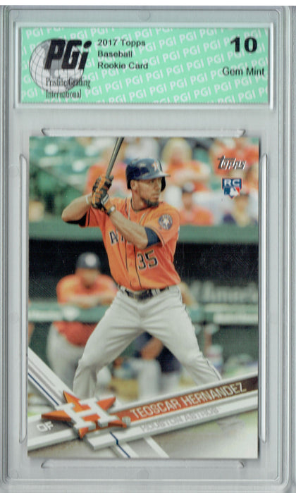 Teoscar Hernandez 2017 Topps #67 Rookie Card PGI 10