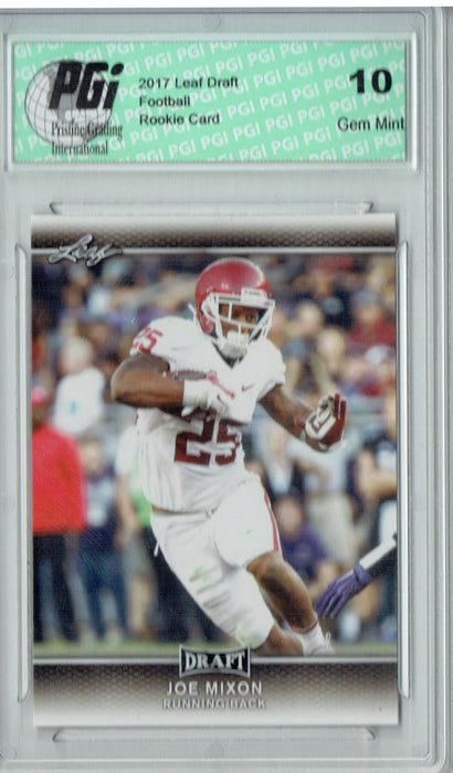 Joe Mixon 2017 Leaf Draft #38 Rookie Card PGI 10