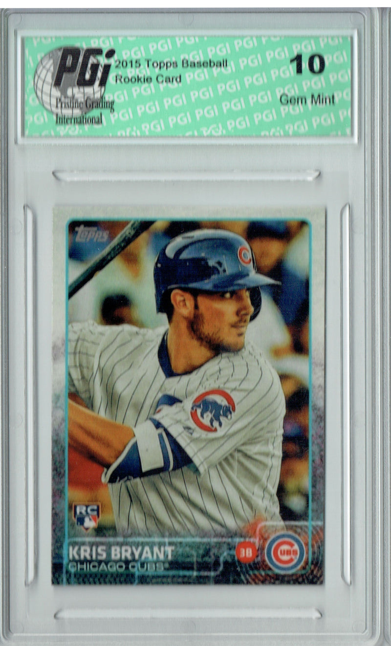 Kris Bryant 2015 Topps #616 Mini Variation SP Rookie Card PGI 10