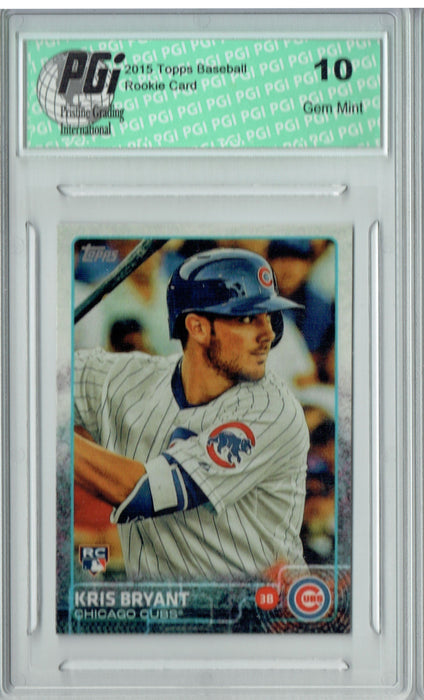 Kris Bryant 2015 Topps #616 Mini Variation SP Rookie Card PGI 10