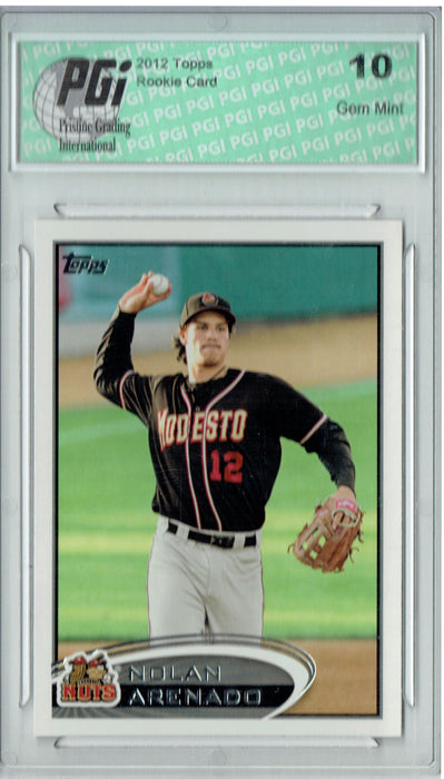 Nolan Arenado 2012 Topps Pro Debut #205 Rookie Card PGI 10