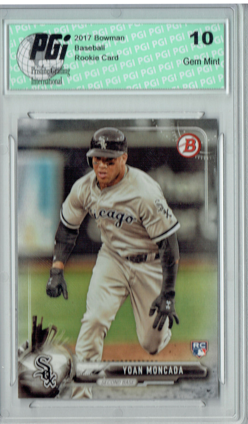 Yoan Moncada 2017 Bowman #25 Rookie Card PGI 10