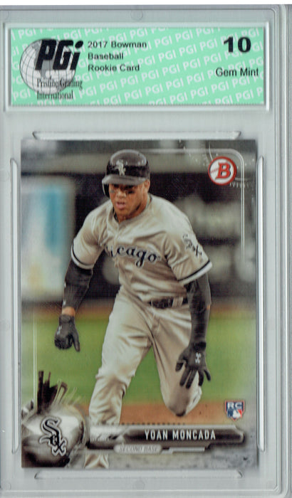 Yoan Moncada 2017 Bowman #25 Rookie Card PGI 10