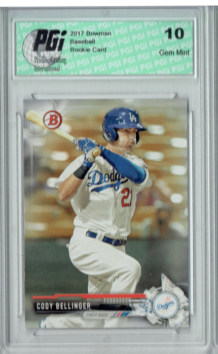 Cody Bellinger 2017 Bowman #BP149 Rookie Card PGI 10