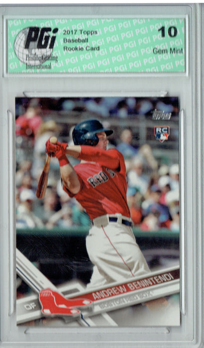 Andrew Benintendi 2017 Topps Factory #283 Photo Variation Rookie Card PGI 10