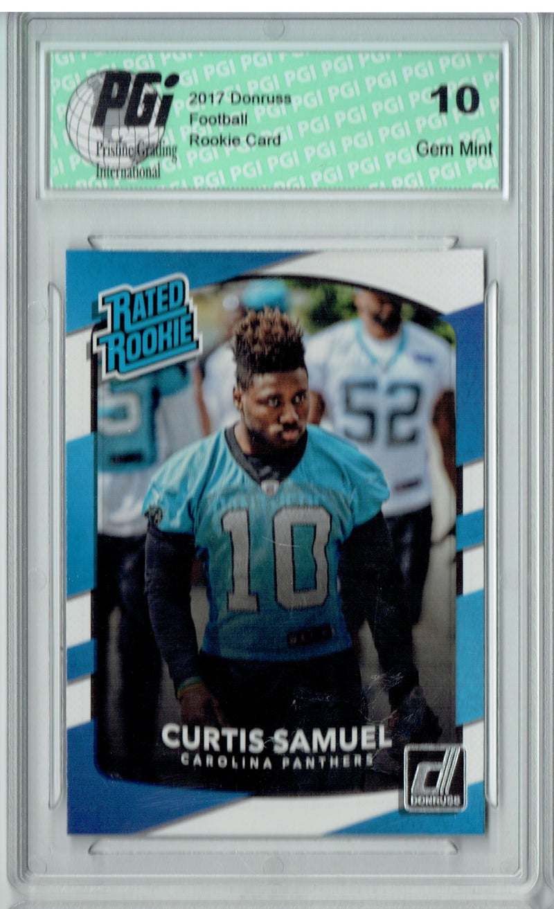 Curtis Samuel 2017 Donruss #346 Rated Rookie Card PGI 10