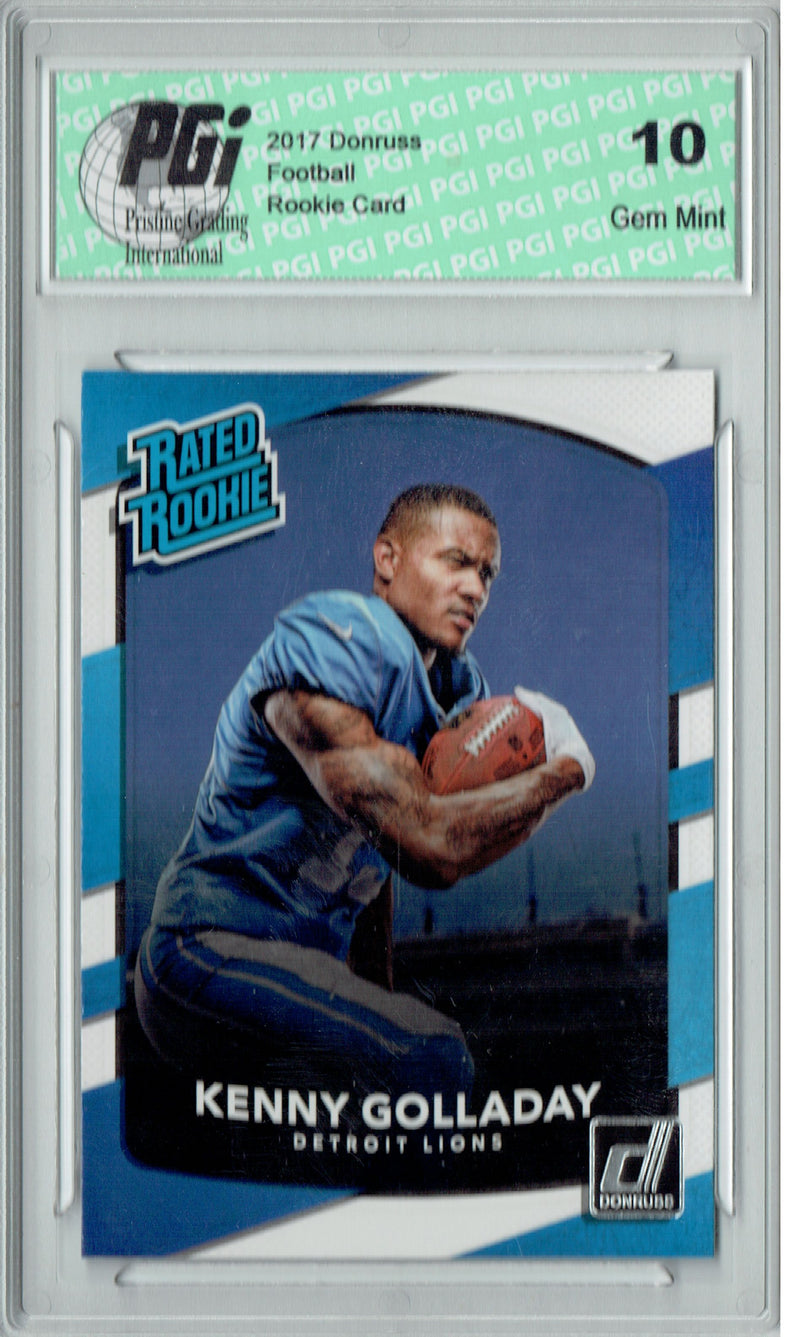 Kenny Golladay 2017 Donruss #325 Rated Rookie Card PGI 10