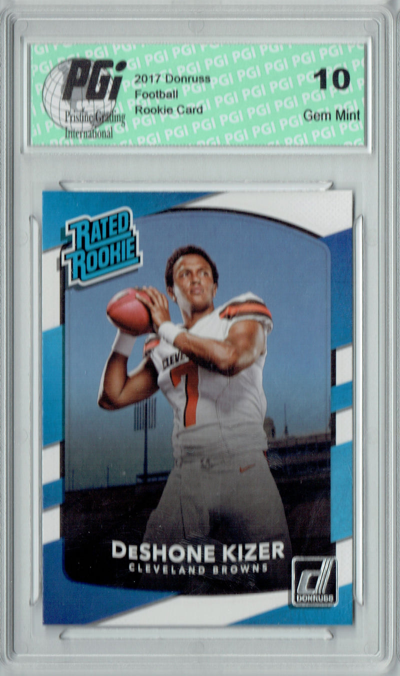 DeShone Kizer 2017 Donruss #304 Rated Rookie Card PGI 10
