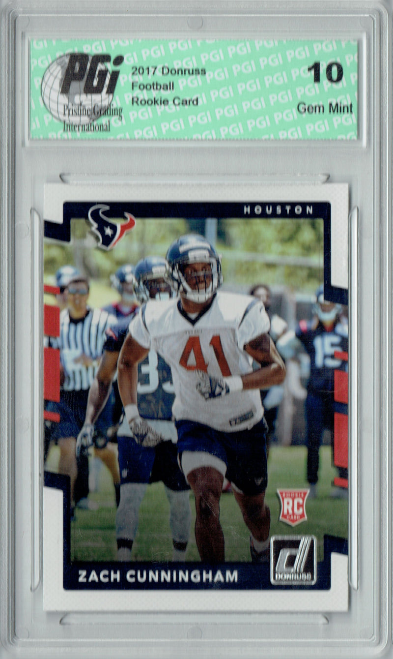 Zach Cunningham 2017 Donruss #353 Rookie Card PGI 10