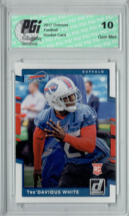 Tre'Davious White 2017 Donruss #352 Rookie Card PGI 10