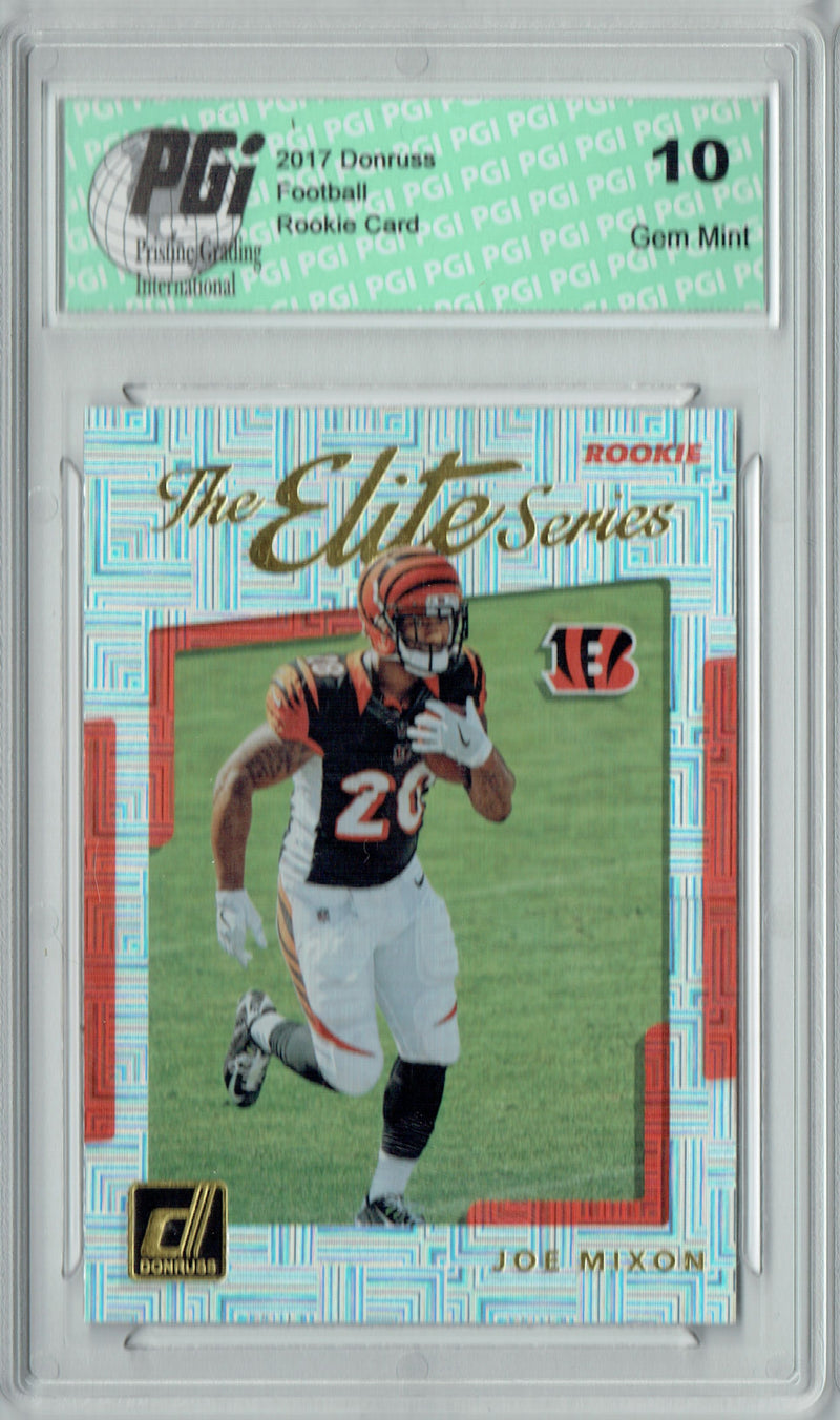 Joe Mixon 2017 Donruss #14 The Elite Series SP Rookie Card PGI 10