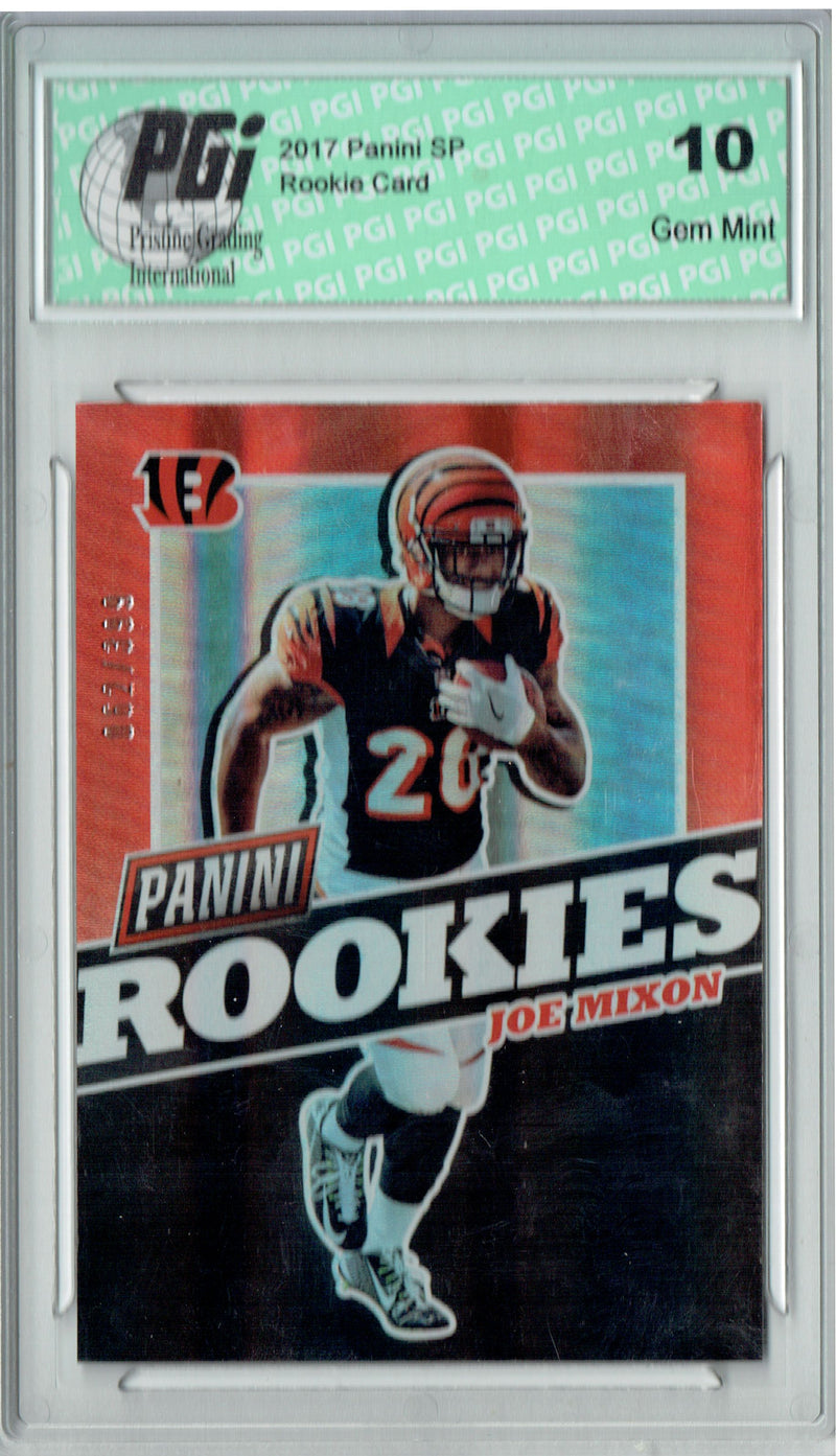 Joe Mixon 2017 Panini #FB43 SP 399 Made Rookie Card PGI 10