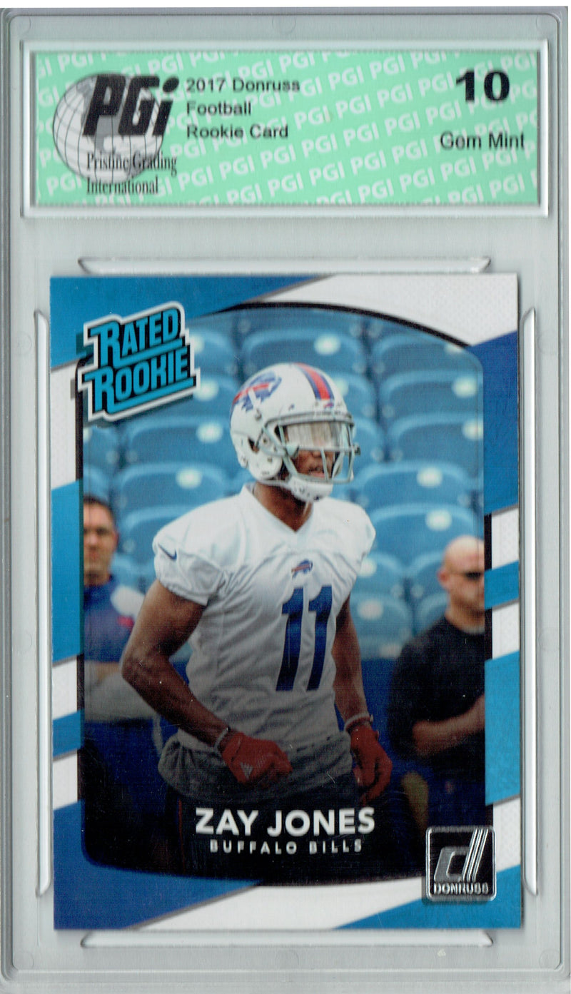 Zay Jones 2017 Donruss #309 Rated Rookie Card PGI 10