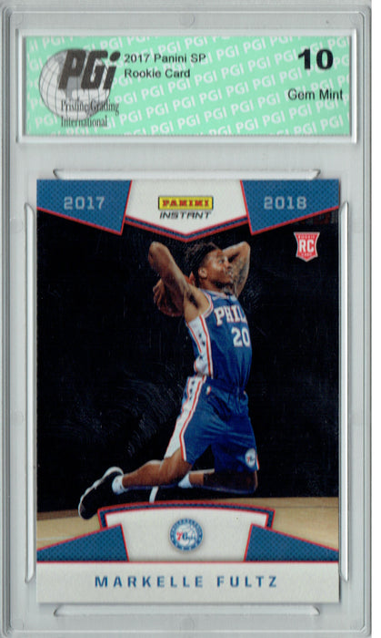 Markelle Fultz 2017 Panini #15 First Look, 1/589 Made Rookie Card PGI 10