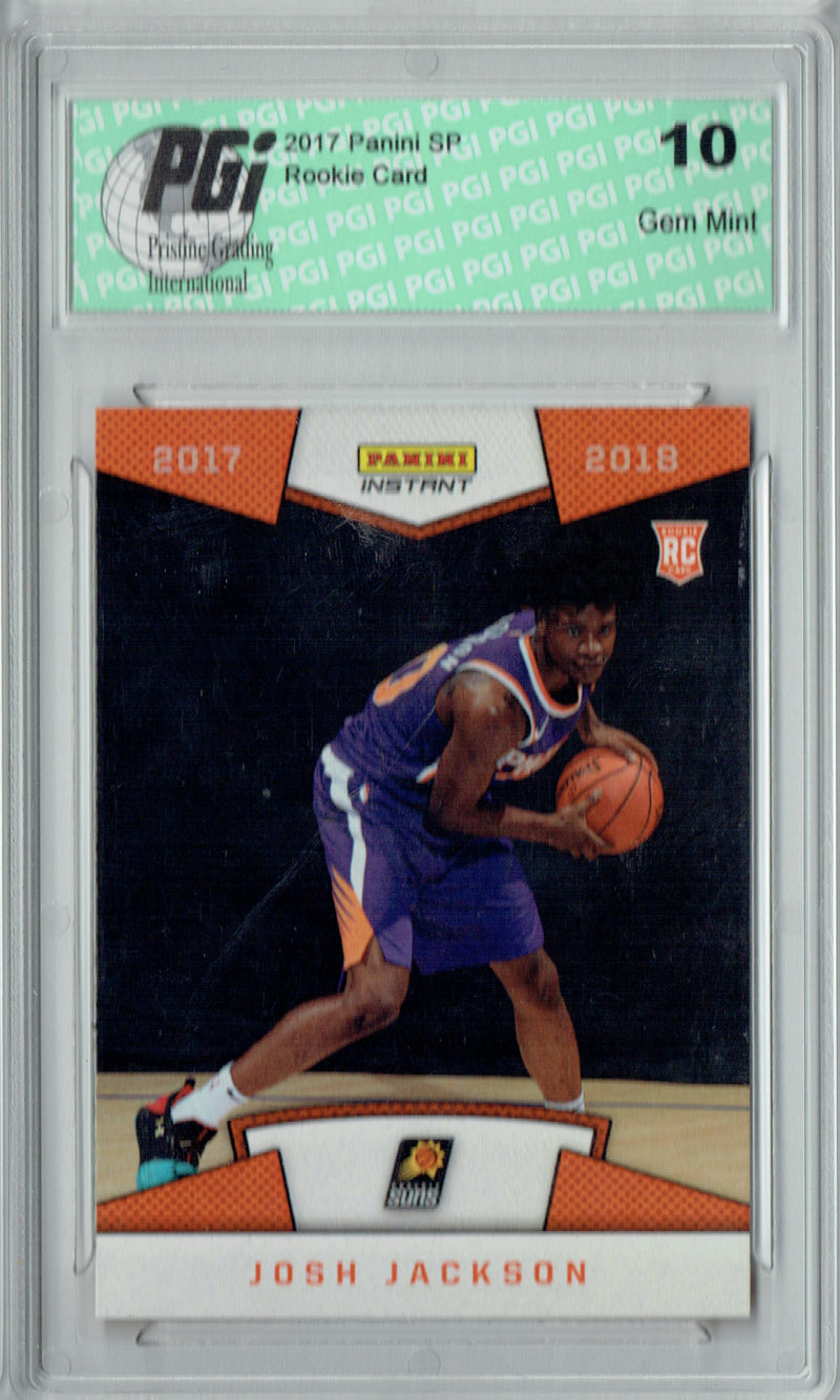 Josh Jackson 2017 Panini #21 First Look, 1/220 Made Rookie Card PGI 10