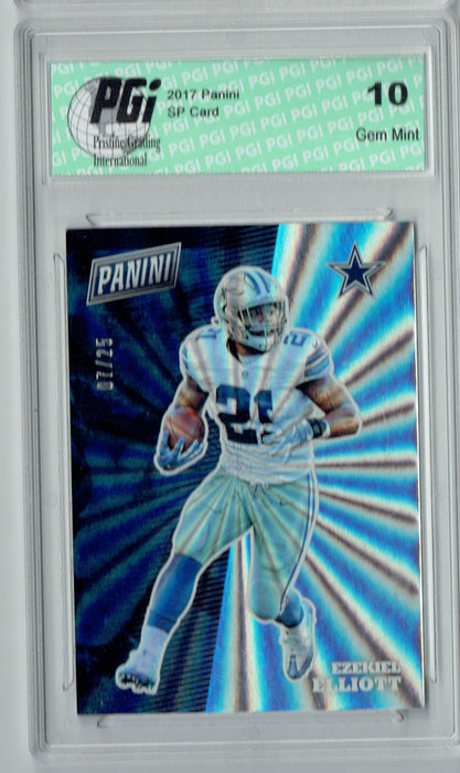 Ezekiel Elliott 2017 Panini Rainbow SP #FB8 Only 25 Made Card PGI 10