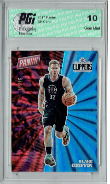 Blake Griffin 2017 Panini Rainbow SP #BK12 Only 25 Made Card PGI 10