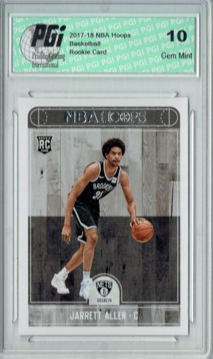 Jarrett Allen 2017-2018 Hoops #272 NBA Rookie Card PGI 10