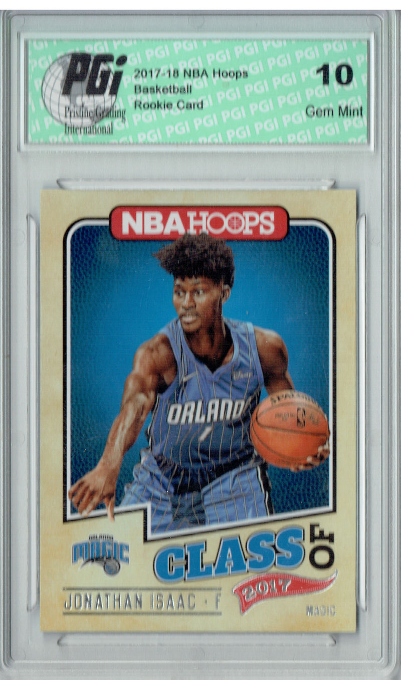 Jonathan Isaac 2017 Hoops #6 Class of 2017 SSP Rookie Card PGI 10