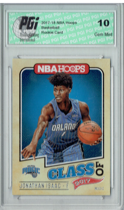 Jonathan Isaac 2017 Hoops #6 Class of 2017 SSP Rookie Card PGI 10