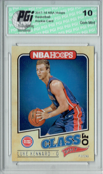 Luke Kennard 2017 Hoops #12 Class of 2017 SSP Rookie Card PGI 10