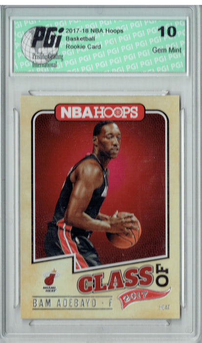 Bam Adebayo 2017 Hoops #14 Class of 2017 SSP Rookie Card PGI 10