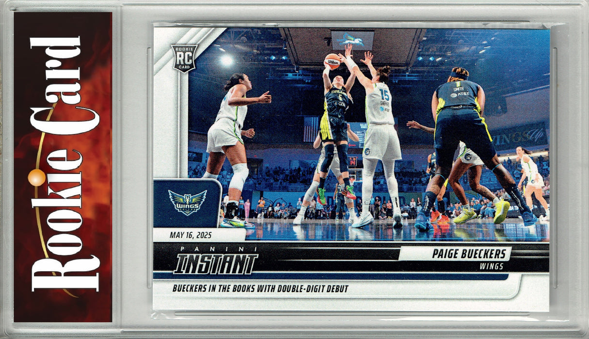 Certified Mint+ Paige Bueckers 2025 Panini Instant #14 Double Digit Debut Rookie Card Dallas Wings