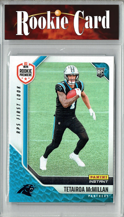 Certified Mint+ Tetairoa McMillan 2025 Panini Instant #RPSFL-33 RPS First Look Rookie Card Carolina Panthers