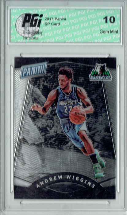 Andrew Wiggins 2017 Panini Prizm VIP #58 Card PGI 10