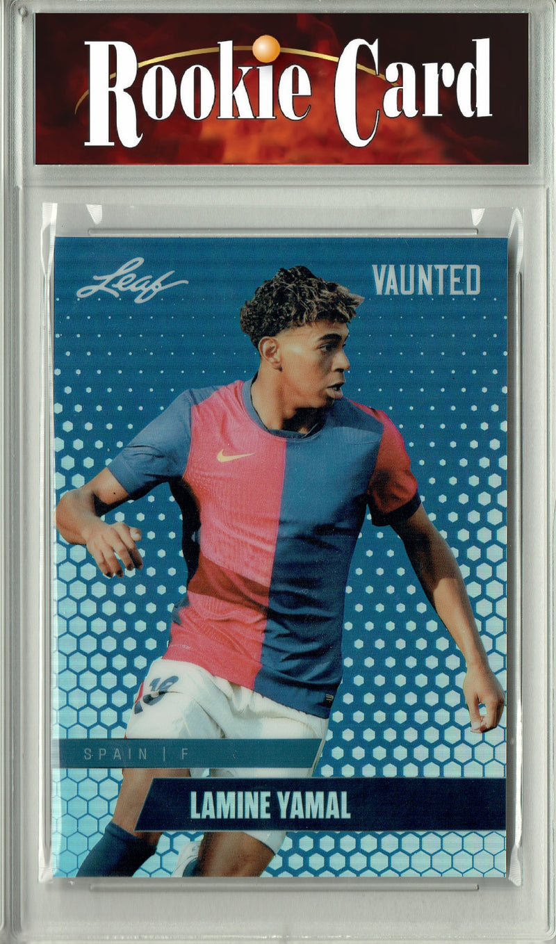 Certified Mint+ Lamine Yamal 2024 Leaf Vaunted Metal #VM-09 Blue 20 Made Rookie Card Barcelona