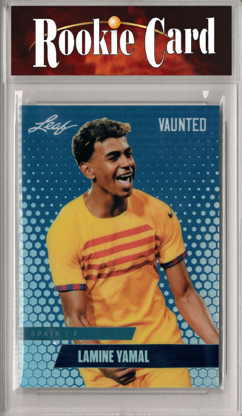 Certified Mint+ Lamine Yamal 2024 Leaf Vaunted Metal #VM-10 Blue 20 Made Rookie Card Spain