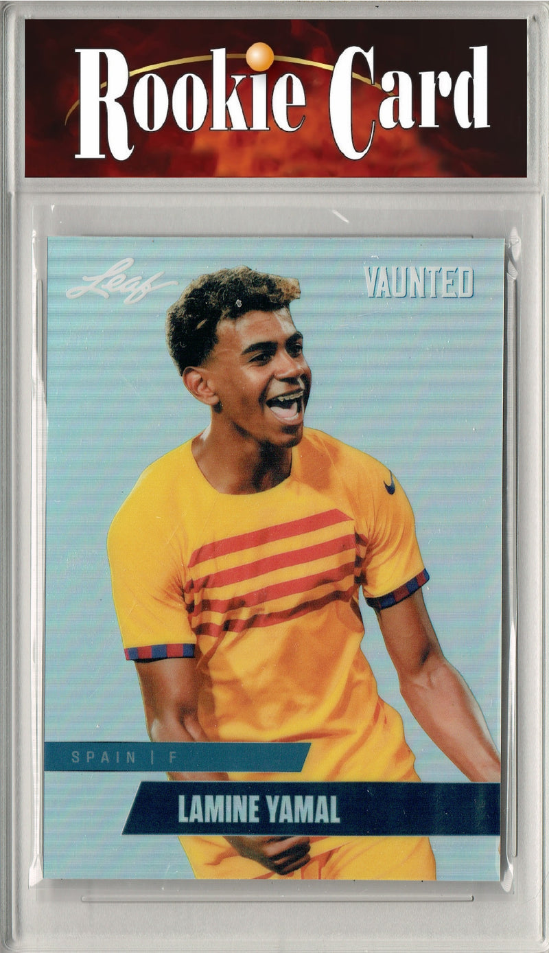Certified Mint+ Lamine Yamal 2024 Leaf Vaunted Metal #VM-10 Silver 25 Made Rookie Card Spain