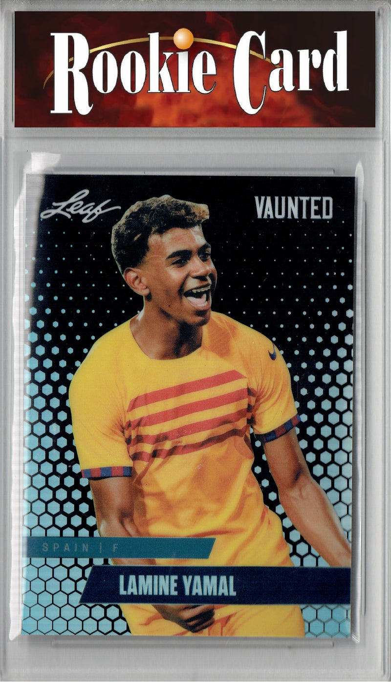 Certified Mint+ Lamine Yamal 2024 Leaf Vaunted Metal #VM-10 Black 7 Made Rookie Card Spain