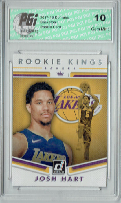 Josh Hart 2017 Donruss #26 Rookie Kings SP Rookie Card PGI 10