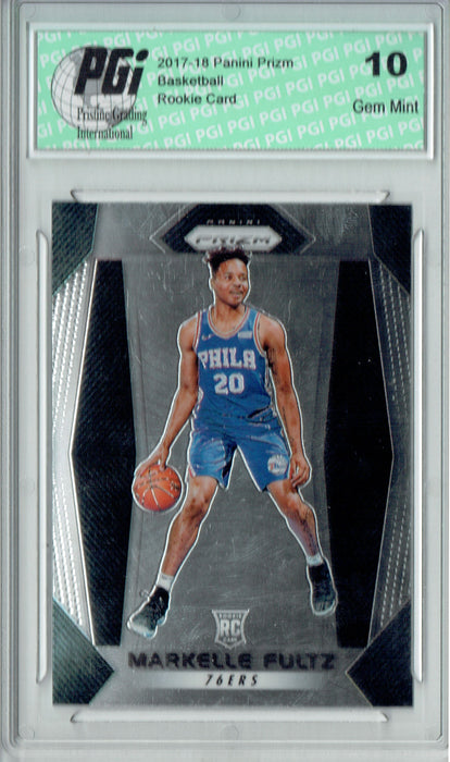 Markelle Fultz 2017-18 Panini Prizm #1 NBA Rookie Card PGI 10