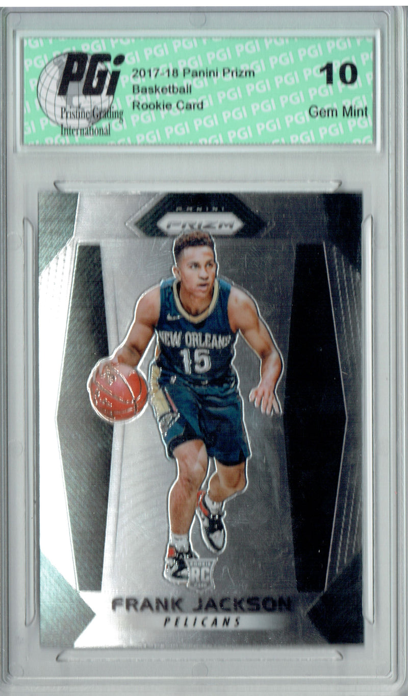 Frank Jackson 2017-18 Panini Prizm #125 NBA Rookie Card PGI 10