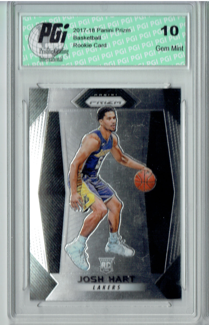 Josh Hart 2017-18 Panini Prizm #282 NBA Rookie Card PGI 10