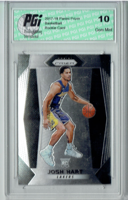 Josh Hart 2017-18 Panini Prizm #282 NBA Rookie Card PGI 10